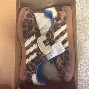 Adidas wales Bonner leapord sneakers